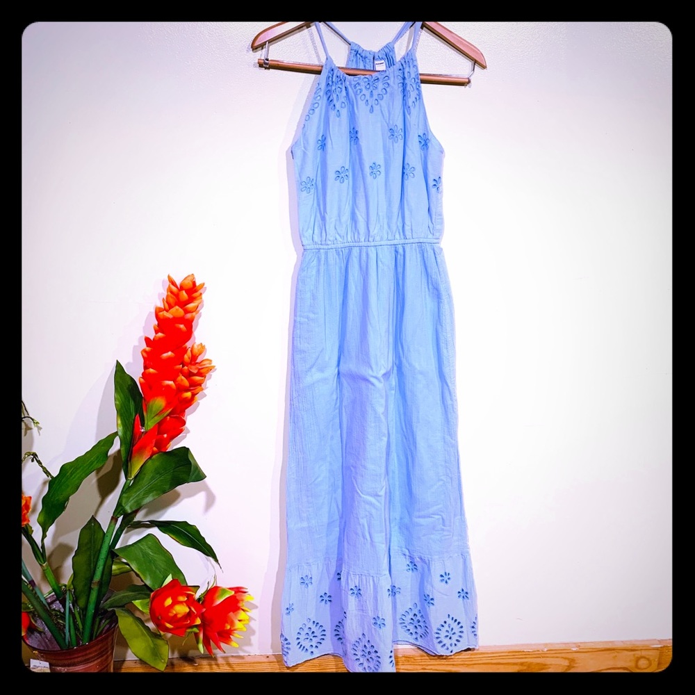 Old Navy Light Blue Maxi Dress